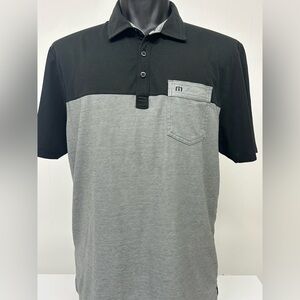TRAVIS MATHEW men’s size large soft cotton gold polo